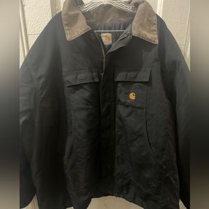 Carhartt BLK firm duck traditional arctic quilted lined mens 2xl jacket